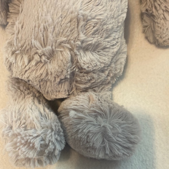 Jellycat Bashful Bunny Gray Grey Floppy Ears Stuffed Animal Plush Rabbit Toy EE - Picture 3 of 10